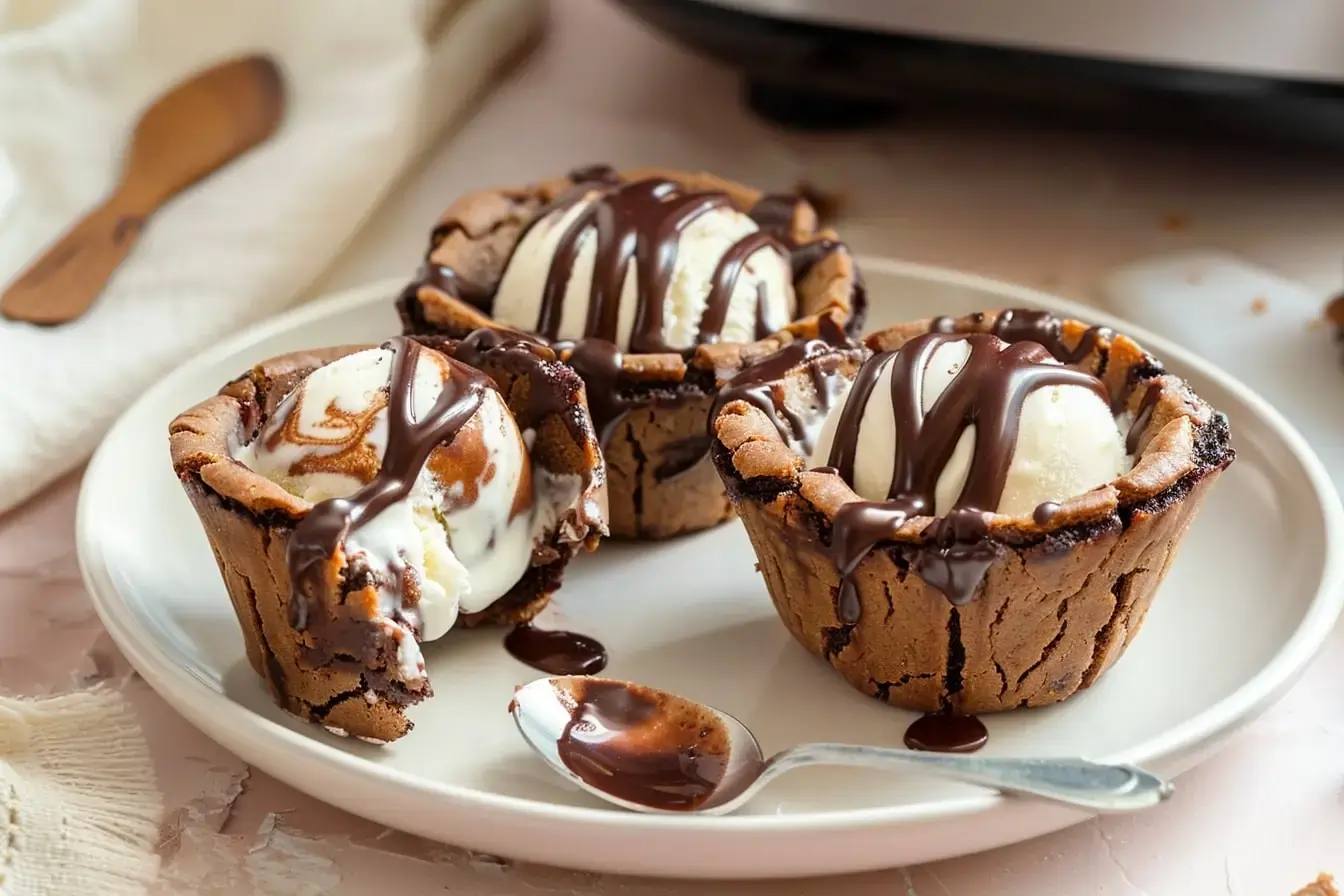 Air Fryer Chocolate Cookie Cups — Dessert in Minutes