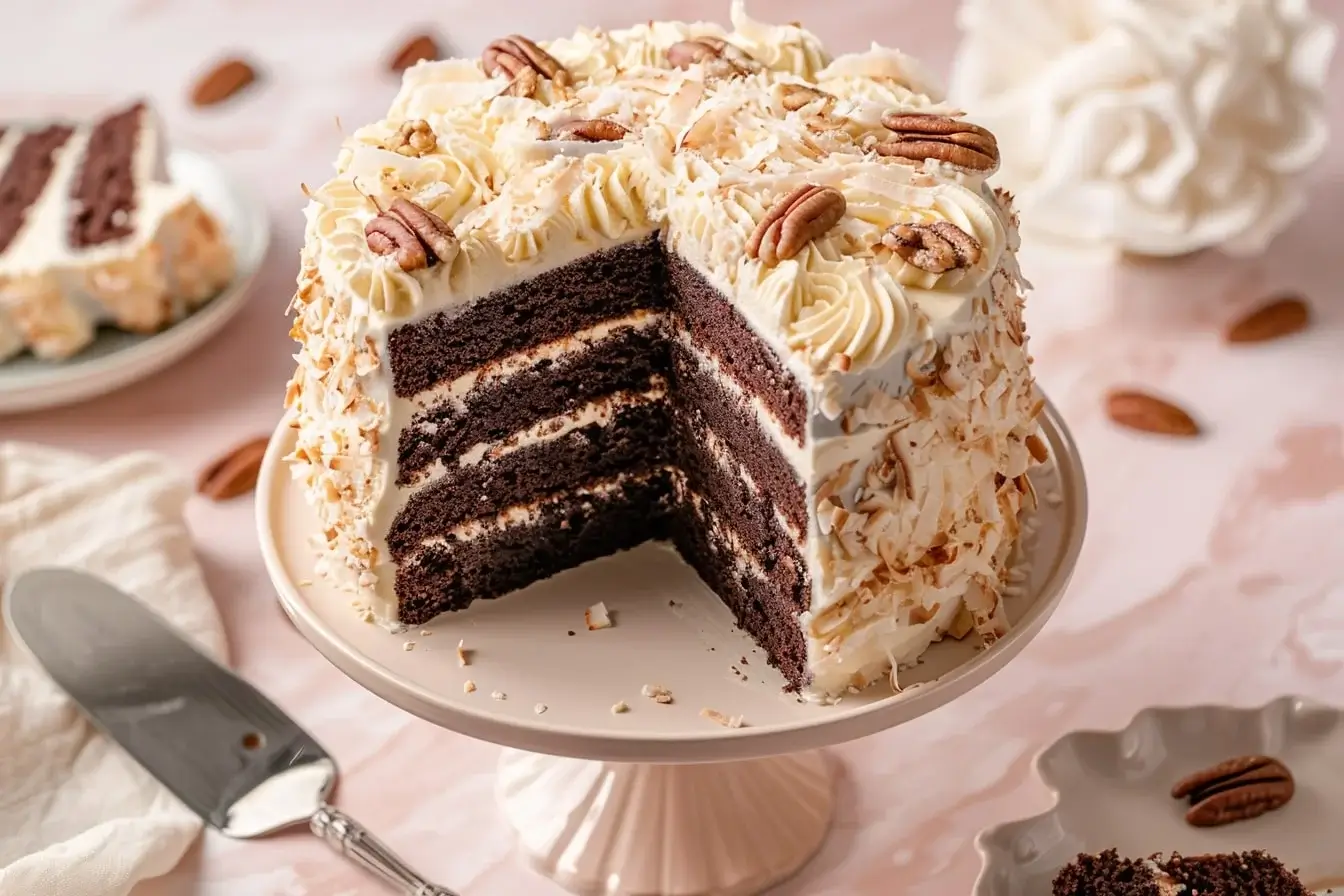 Classic German Chocolate Cake Recipe — Time saving recipe simple