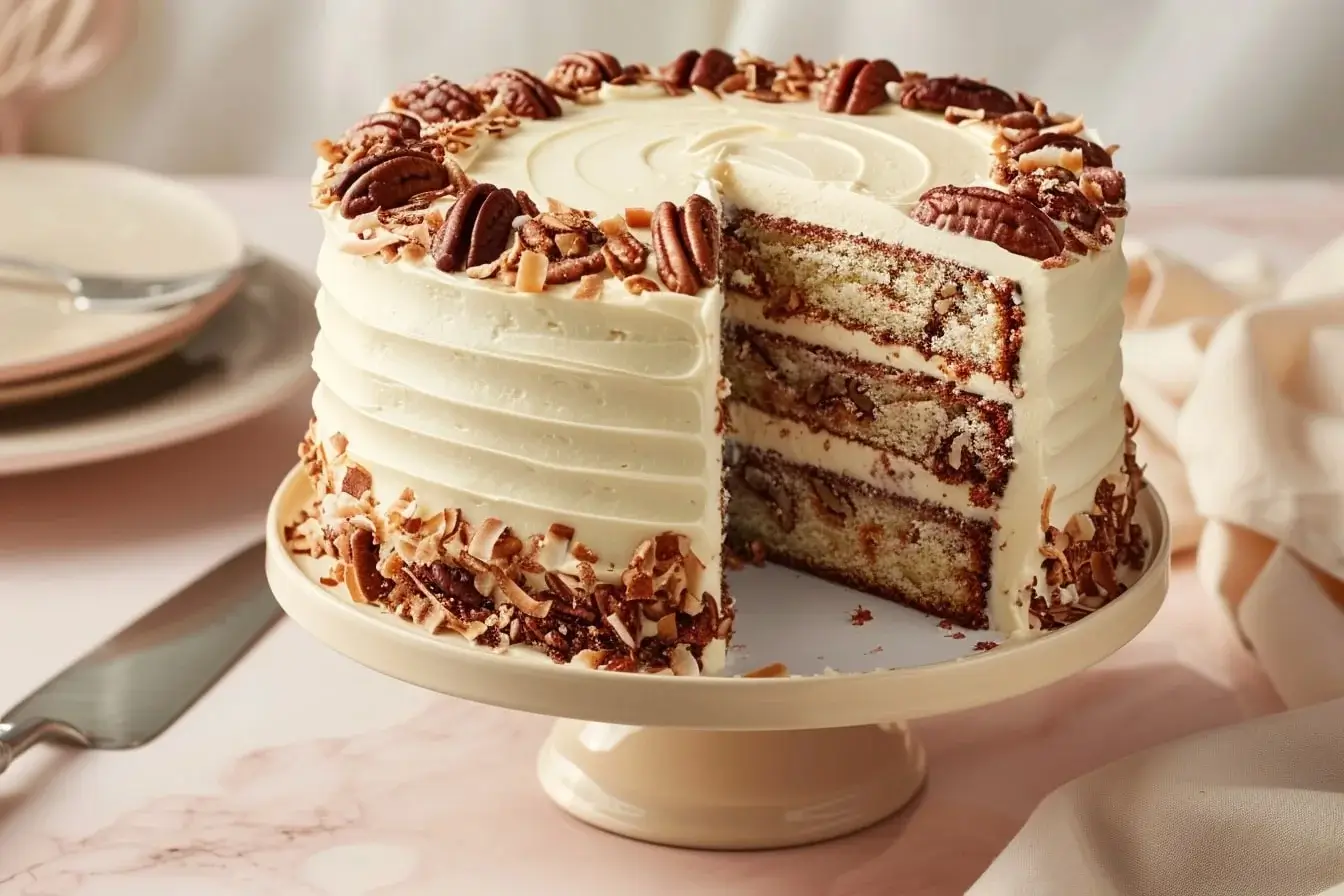 White German Chocolate Cake Recipe — The Unexpected Twist