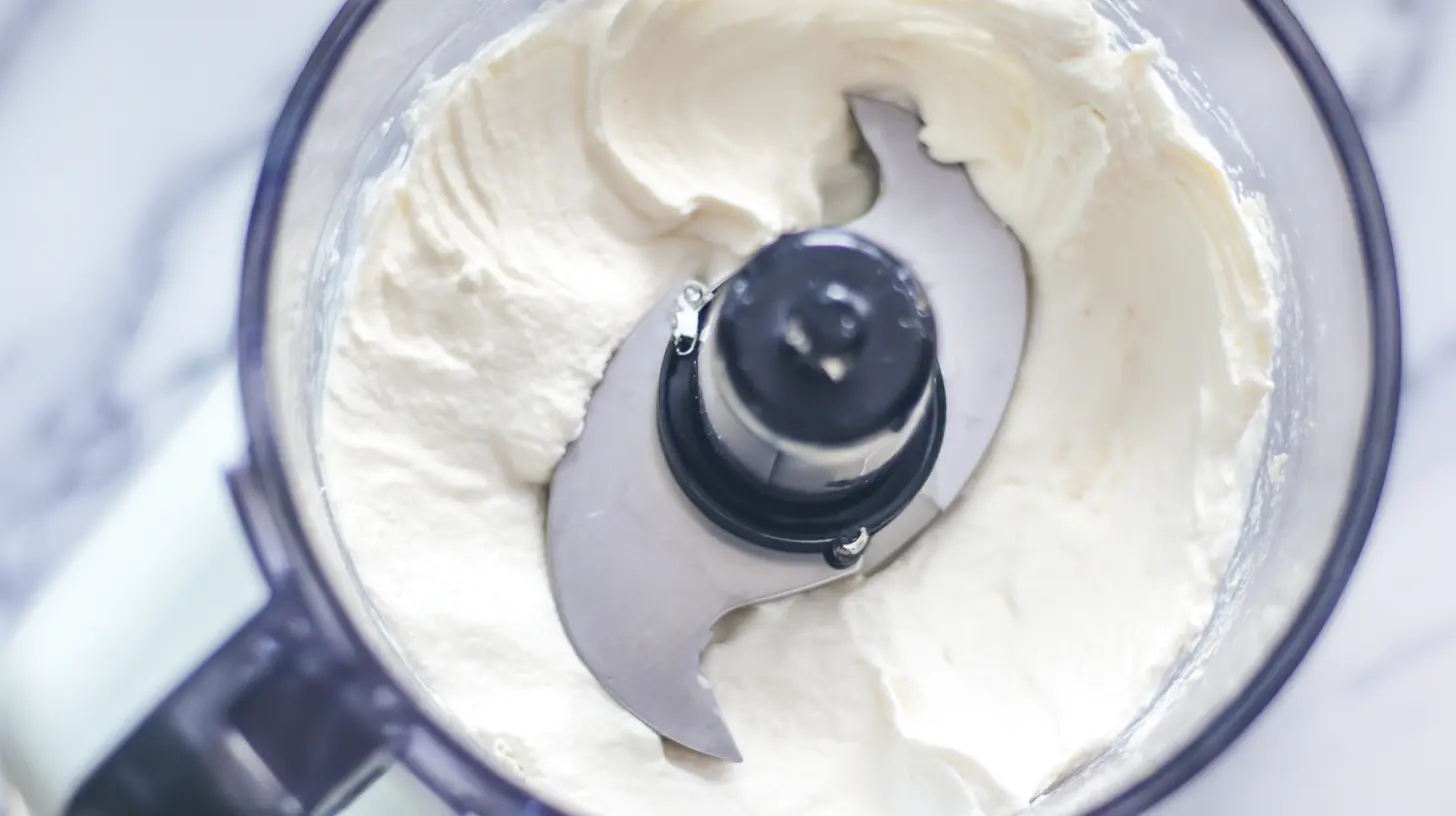 blending-cottage-cheese-cheesecake-jars Blending cottage cheese for cheesecake jars