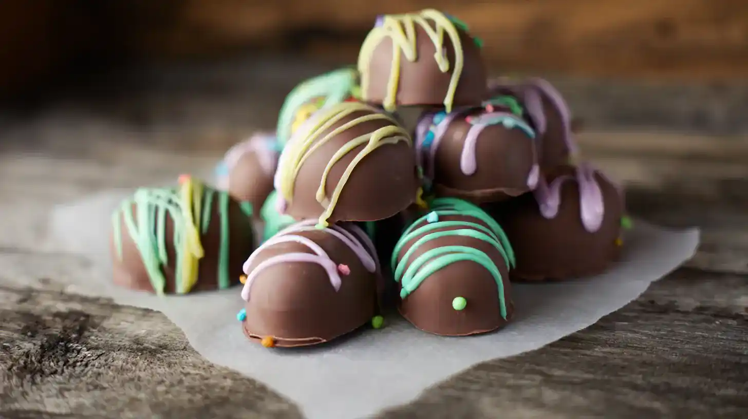 Easter Egg Truffle – No-Bake Cookie Dough Treats