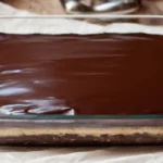 Full Lazy Cat Cake in glass dish