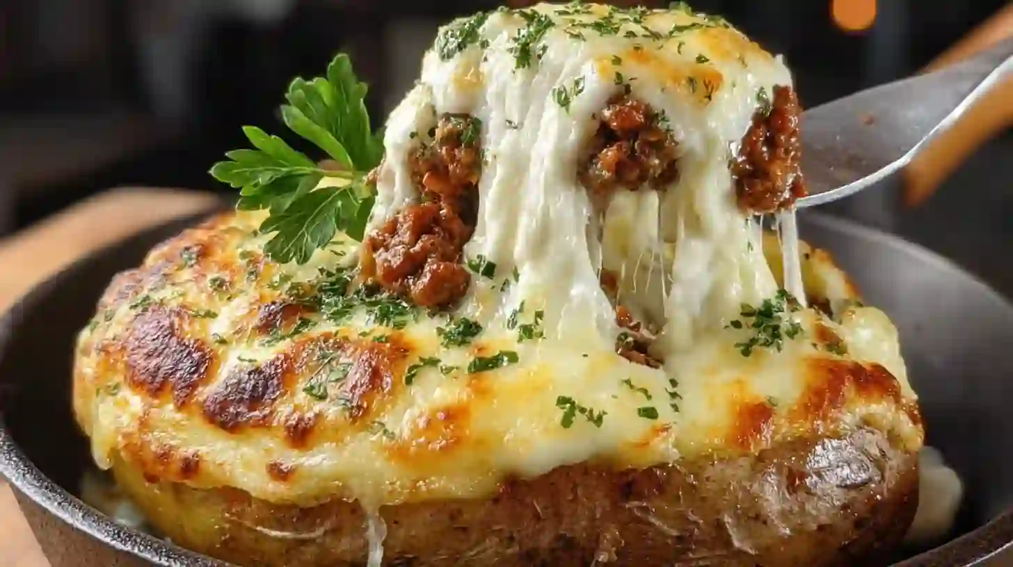 Delicious Lasagna Baked Potato Recipe – Cheesy, Cozy & Easy