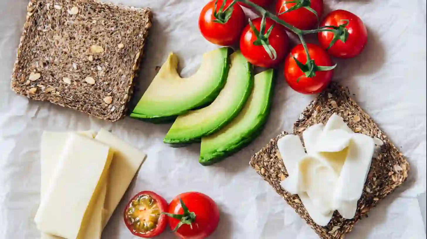avocado-mozzarella-and-tomato-grilled-cheese-ingredients Grilled Cheese Ingredients – Avocado Mozzarella and Tomato Grilled Cheese