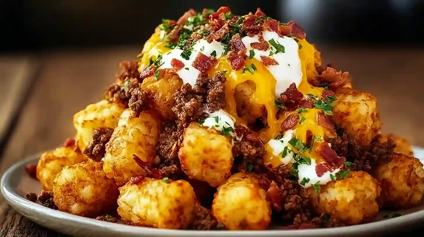 Bacon Cheeseburger Stuffed Tater Tot Cones – Crave-Worthy Party Bites