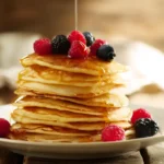 Best Pancake Recipe with Syrup and Berries