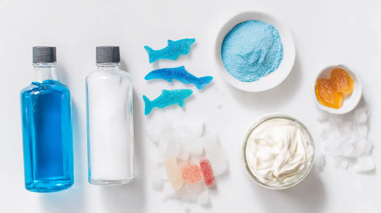 bite-me-baby-shark-cocktail-ingredients Bite Me Baby Shark Cocktail ingredients display