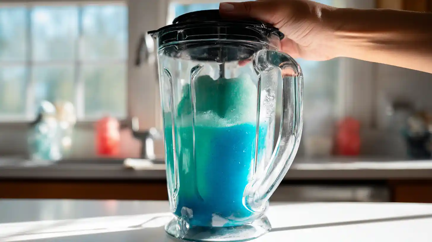blending-ocean-blue-Piña-colada Blending frozen ocean blue piña colada