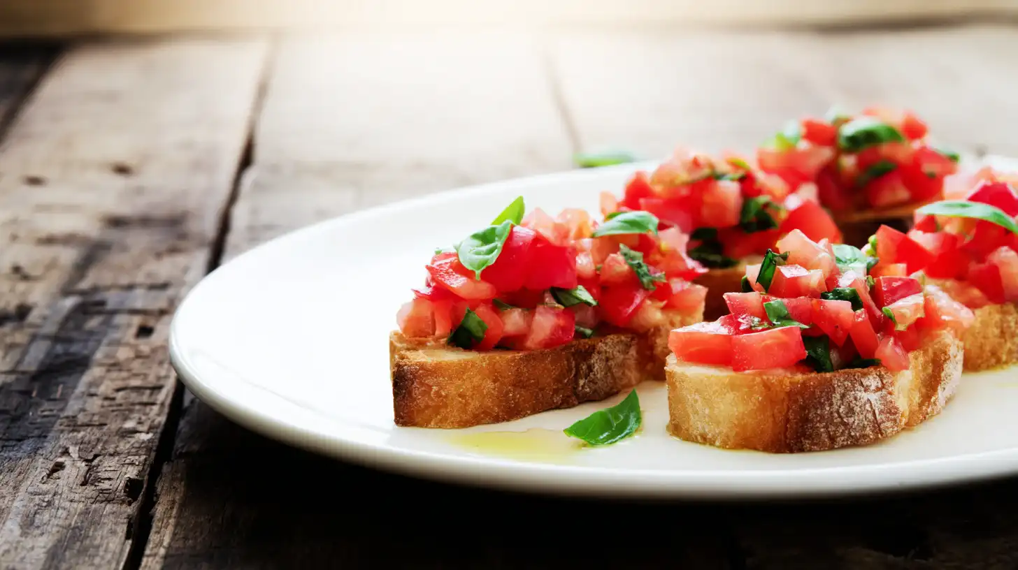 Classic Italian Bruschetta Recipe – Fresh, Simple, and Perfectly