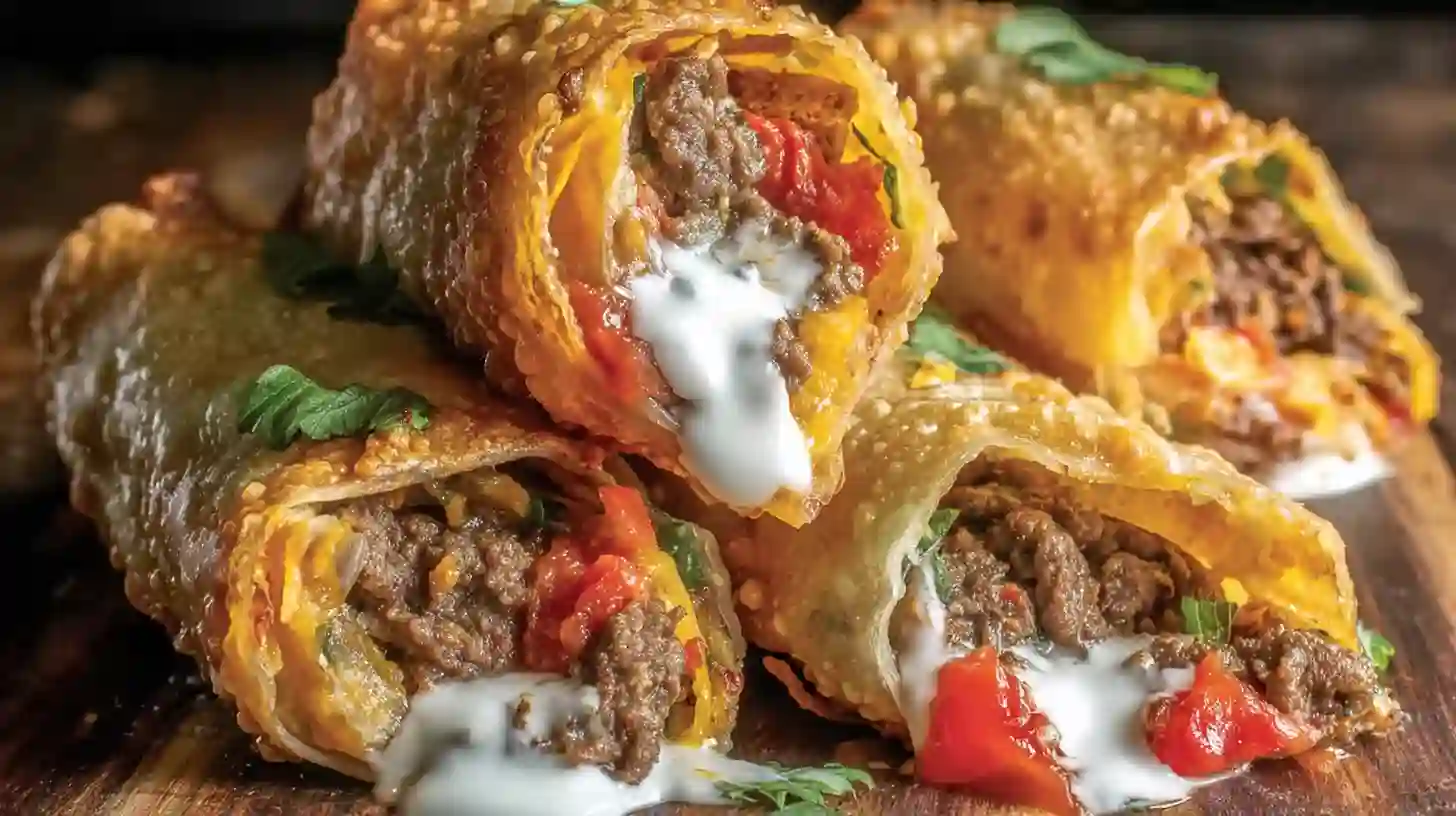 Crispy Nacho Egg Rolls – Cheesy, Crunchy Tex-Mex Perfection