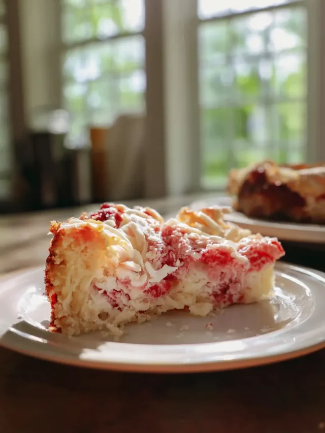 Easy Strawberry Earthquake Cake Recipe