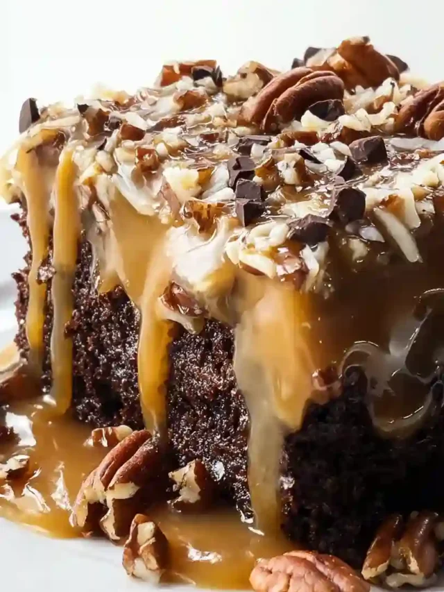 Irresistible German Chocolate Poke Cake Recipe