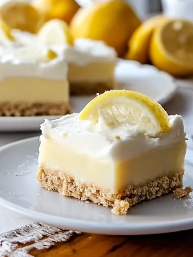 Lazy Day Lemon Cream Pie Bars