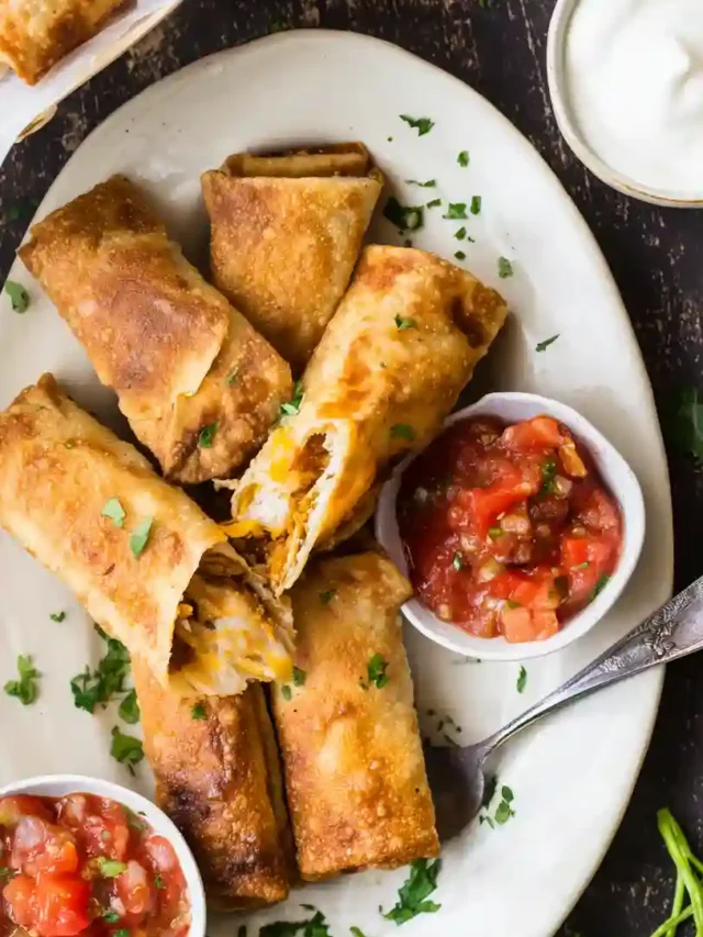 Simple Crispy Nacho Egg Rolls Recipe