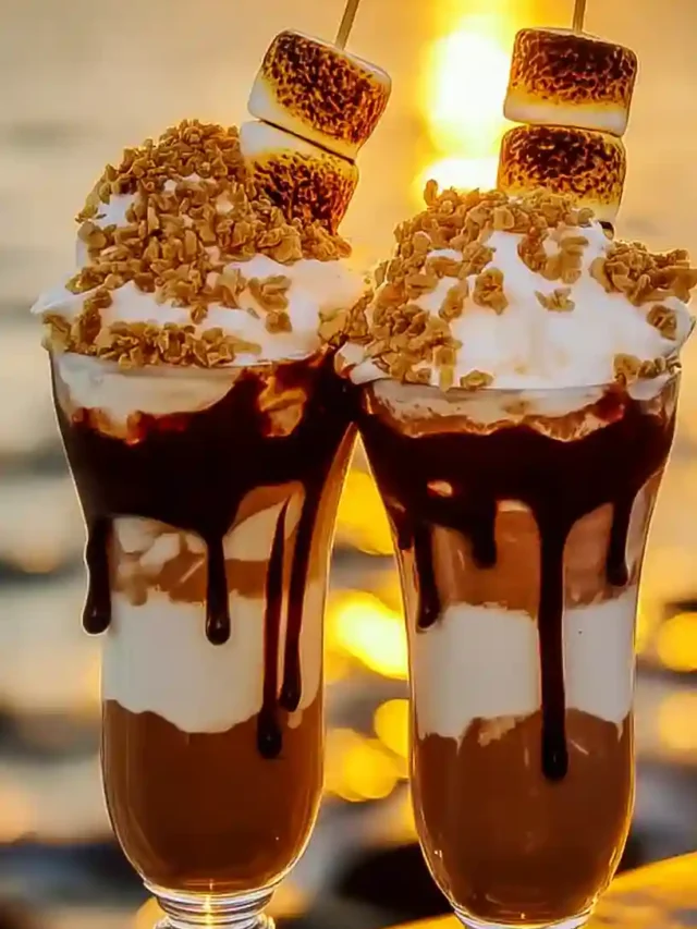 Summer Sunset Smores Shake