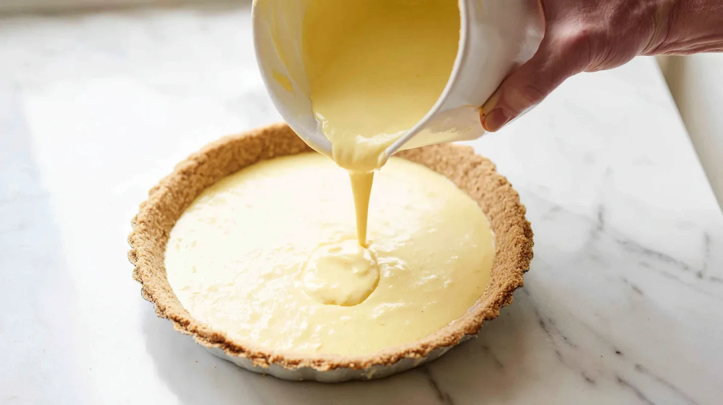 easy-coconut-cream-pie-step2 Assembling Easy Coconut Cream Pie with coconut custard