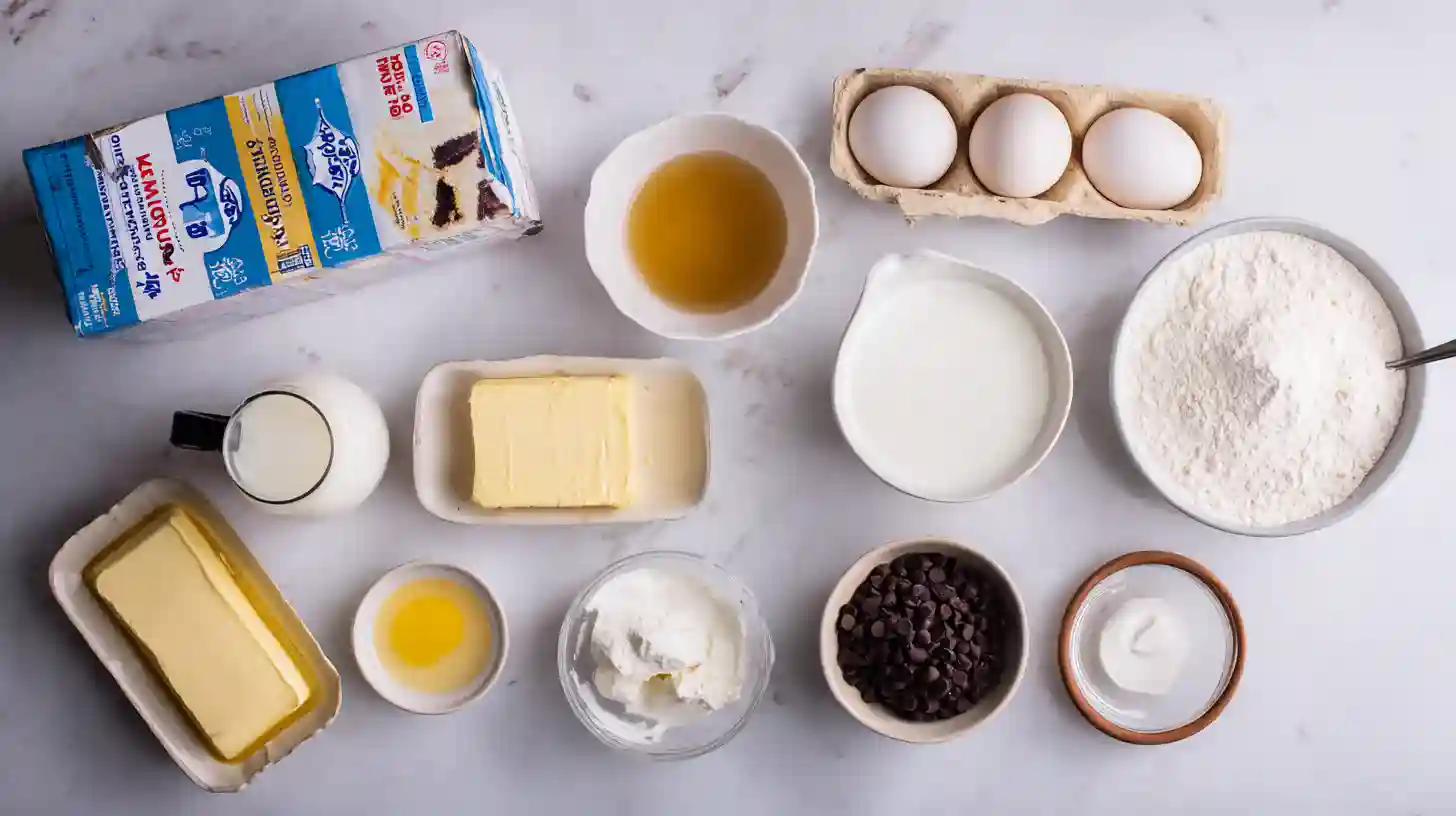 heavenly-boston-cream-cupcakes-ingredients Ingredients for Heavenly Boston Cream Cupcakes
