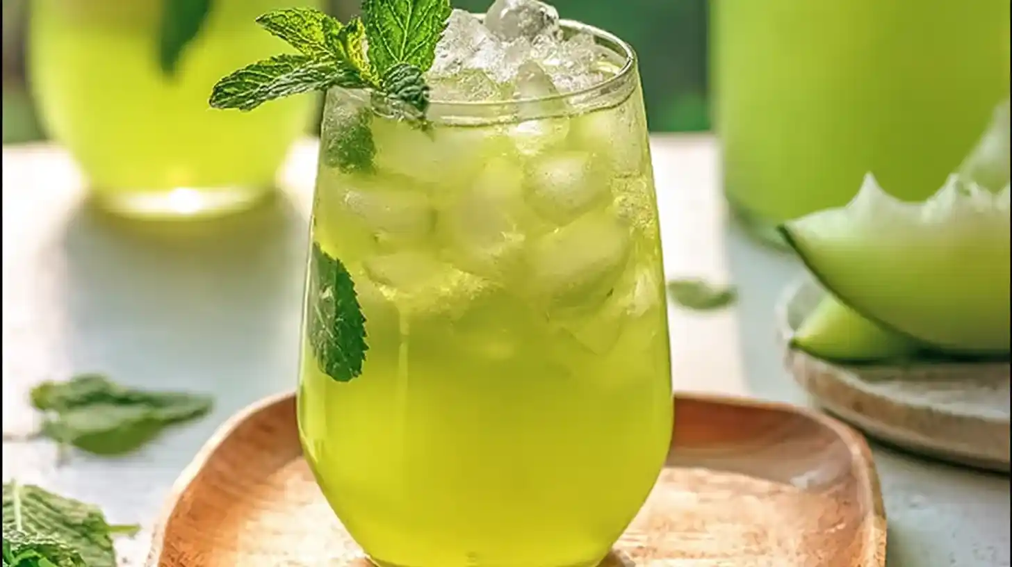 Iced Honeydew Mint Tea – Light, Cooling, and Refreshing