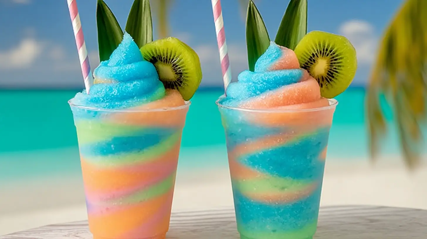Island Whirl Cocktail – Colorful, Frozen, and Tropical Perfection