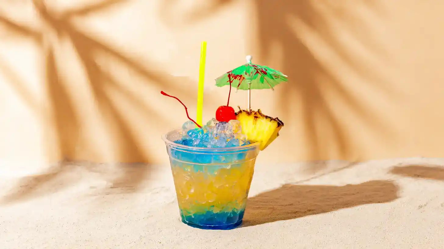 Malibu Mermaid Bucket Cocktail – Ocean-Inspired Tropical Sipper