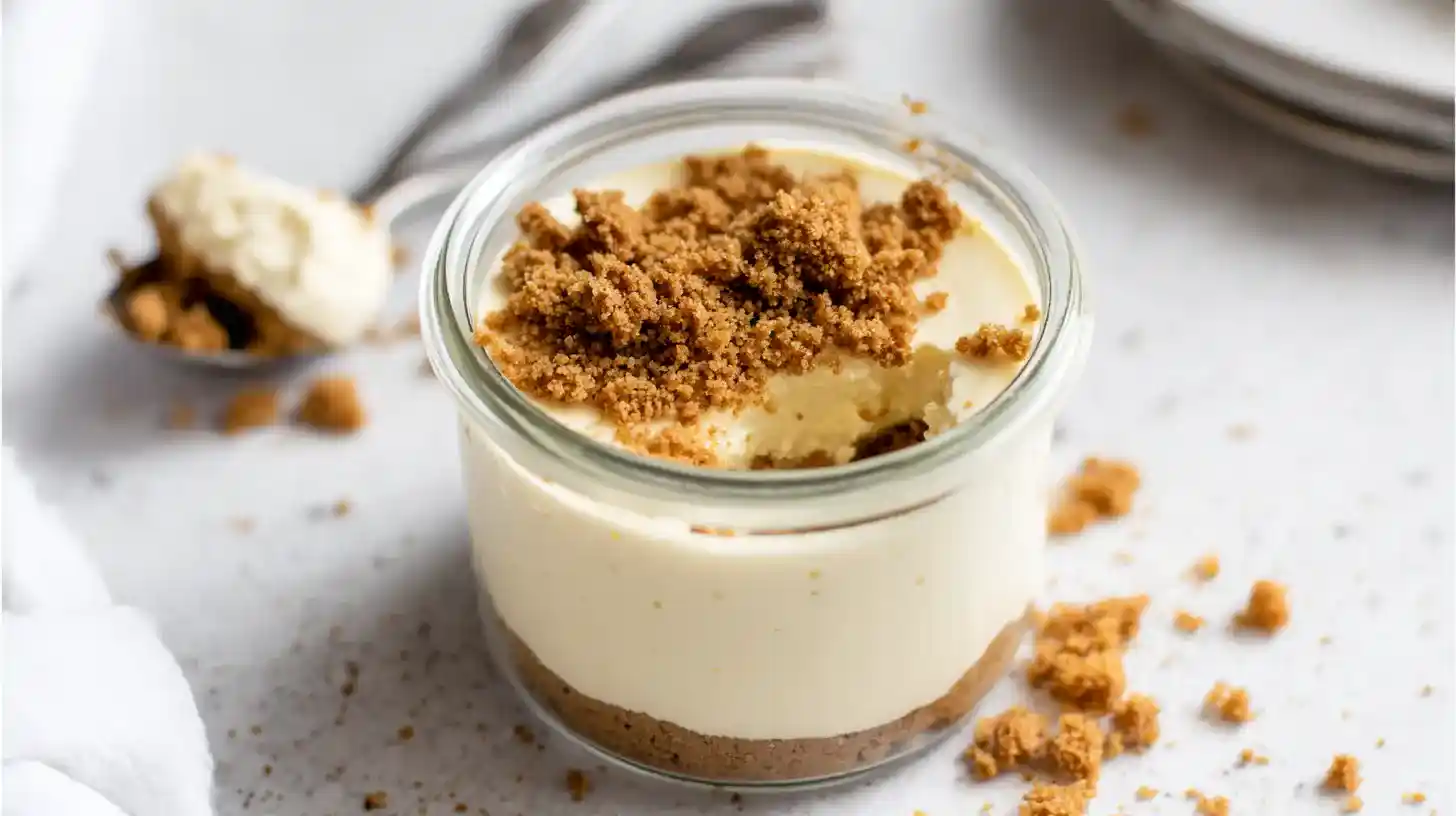 No Bake Protein Cheesecake – Light, Creamy & Healthy