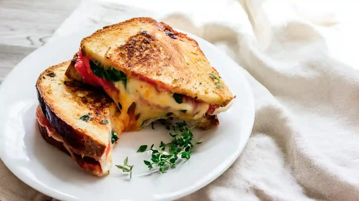served-avocado-mozzarella-and-Tomato-grilled-cheese Avocado Mozzarella and Tomato Grilled Cheese served