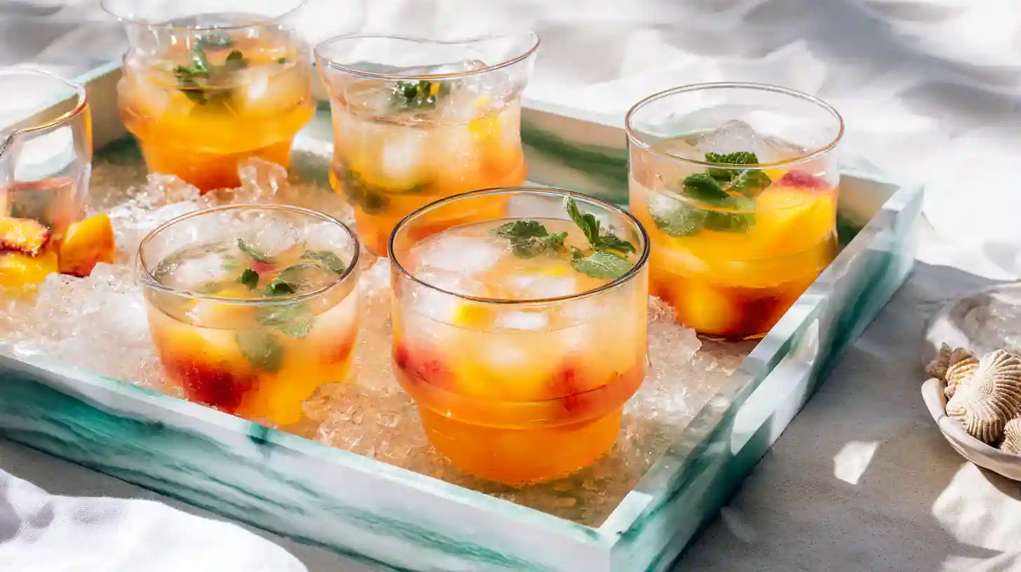 Ocean Peach Punch – Easy Tropical Drink with Island Flavor