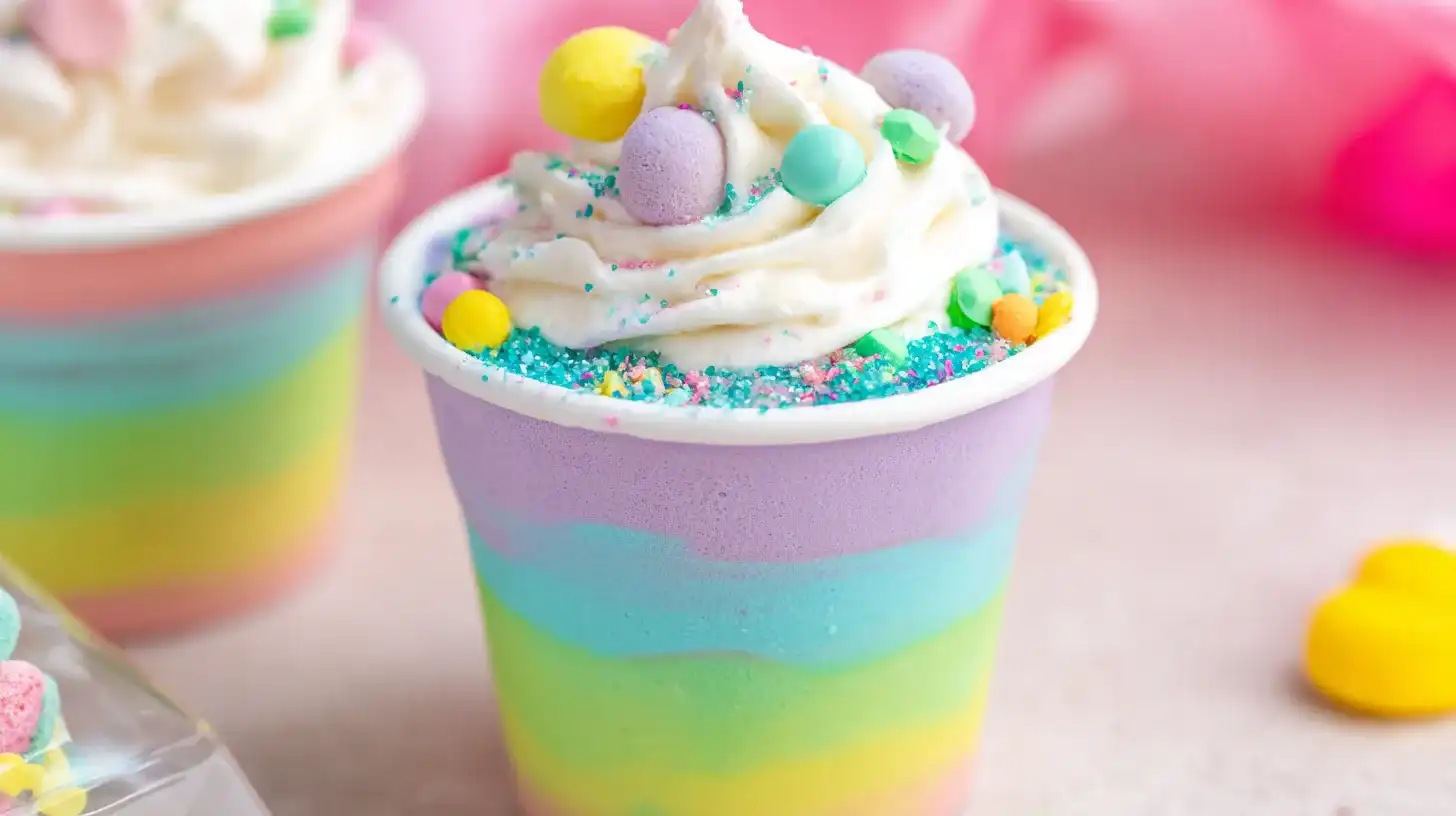 serving-sun-kissed-frost-lush-Recipe served sun kissed frost lush drink Recipe with toppings