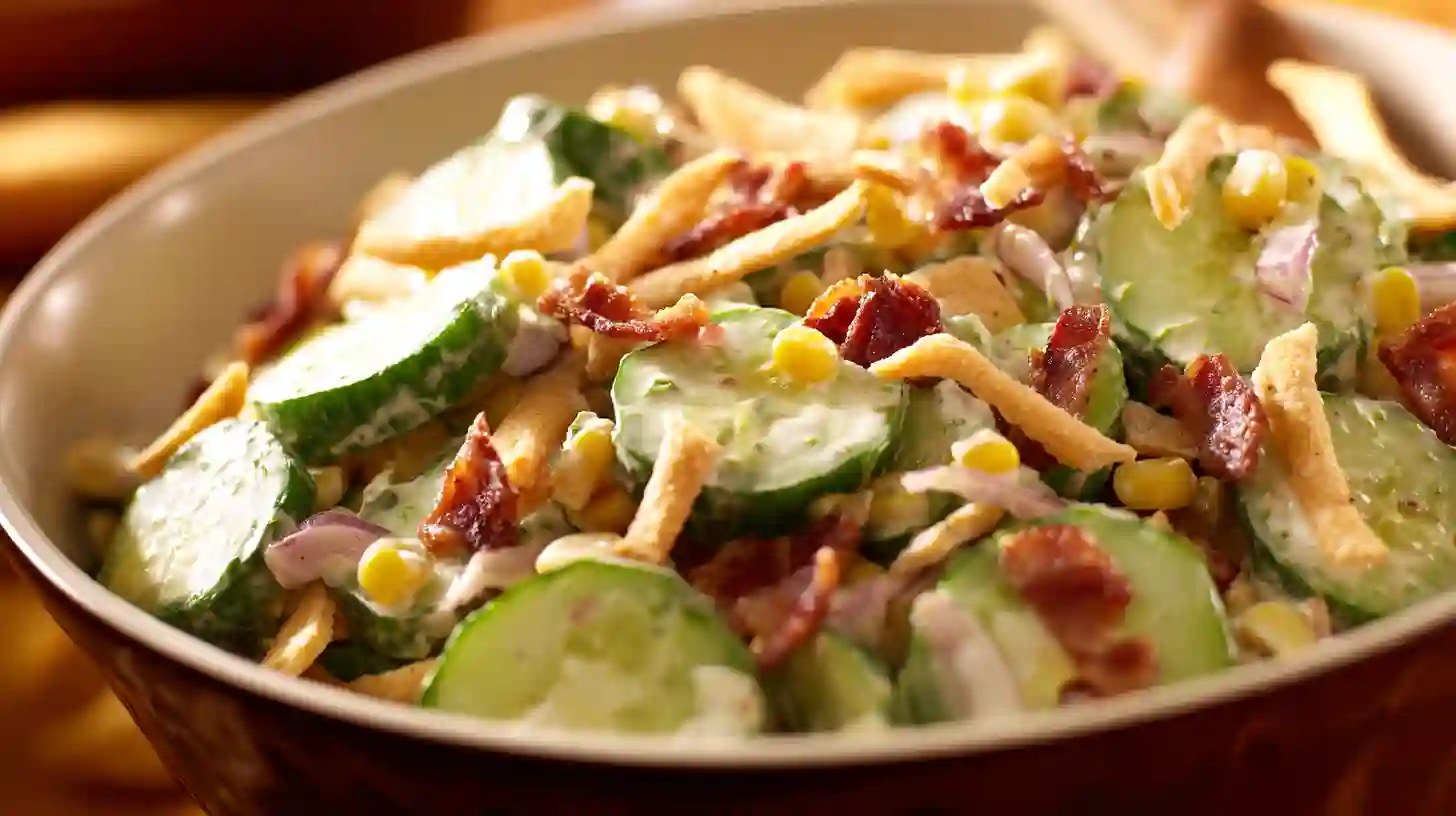 simple-southwest-cucumber-salad-step2 Tossed Simple Southwest Cucumber Salad ready to serve
