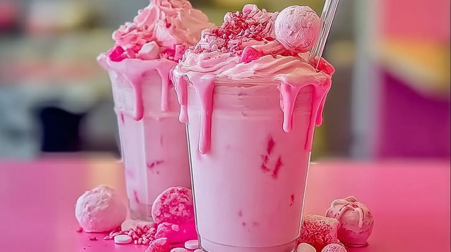Summer Strawberry Candy Shake – Sweet, Pink & Over-the-Top Fun