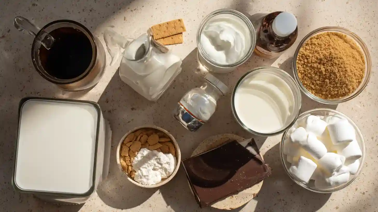 summer-sunset-smores-shake-ingredients Real ingredients for Summer Sunset Smores Shake