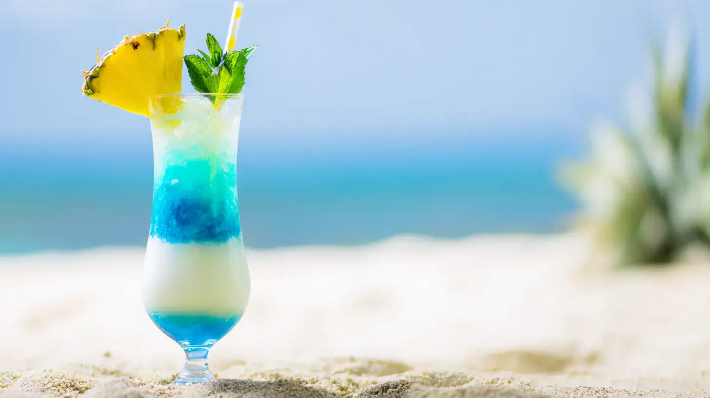 Tropical Galaxy Mocktail – Creamy, Colorful Non-Alcoholic Drink