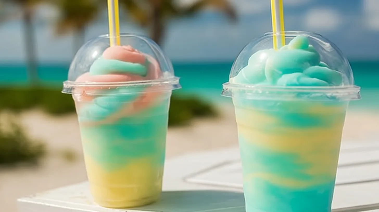 Tropical Sherbet Swirl Mocktail – Easy, Creamy