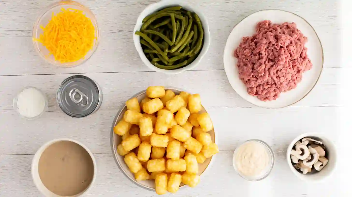How-to-Make-the-Best-Tater-Tot-Casserole-ingredients ingredients for How to Make the Best Tater Tot Casserole budget-friendly family recipe