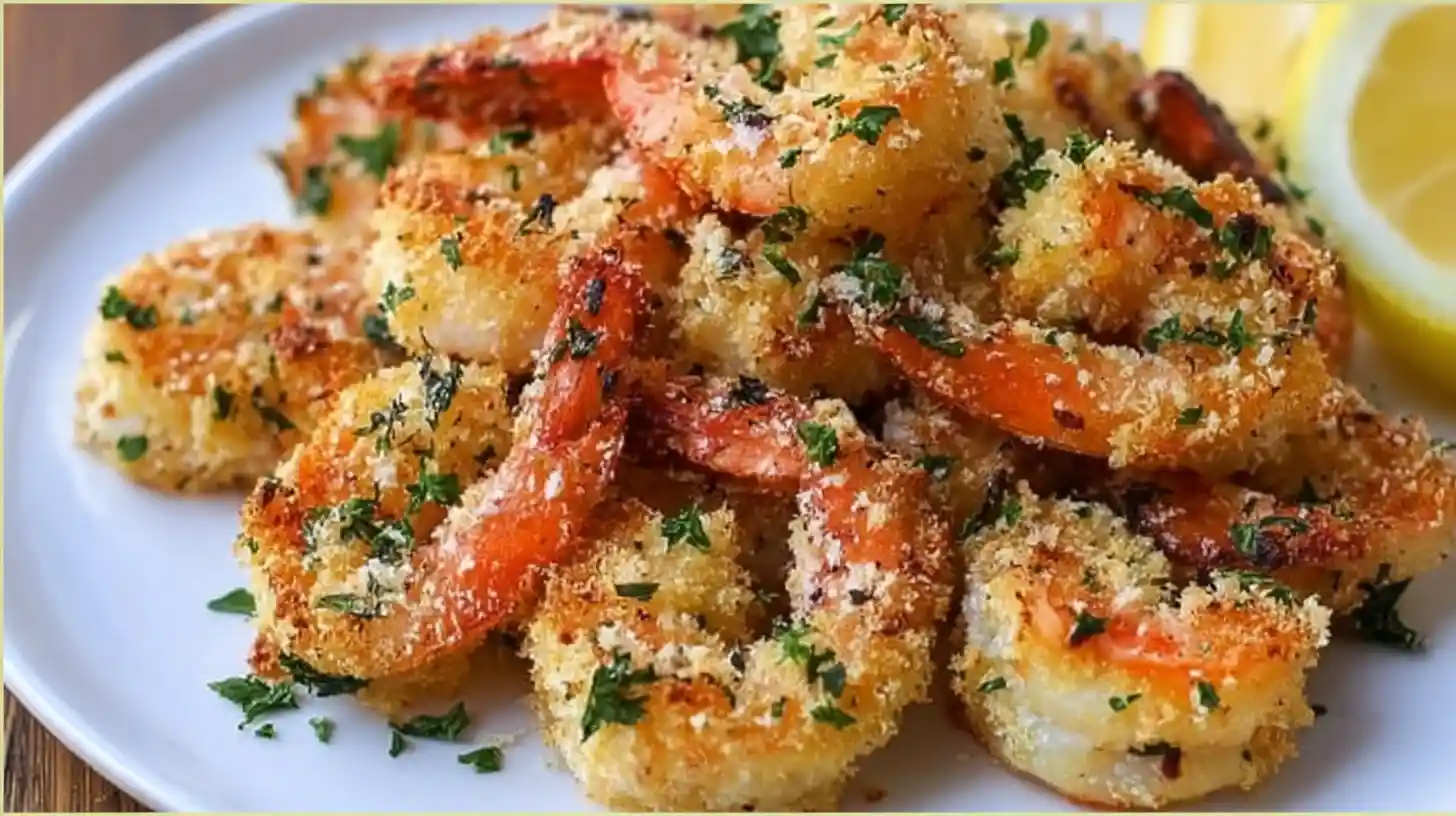 Air Fryer Garlic Parmesan Shrimp for Busy Moms