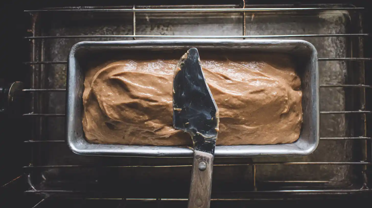 bake-sweet-alabama-pecanbread-until-golden Baking Sweet Alabama Pecanbread Delight until golden in the oven