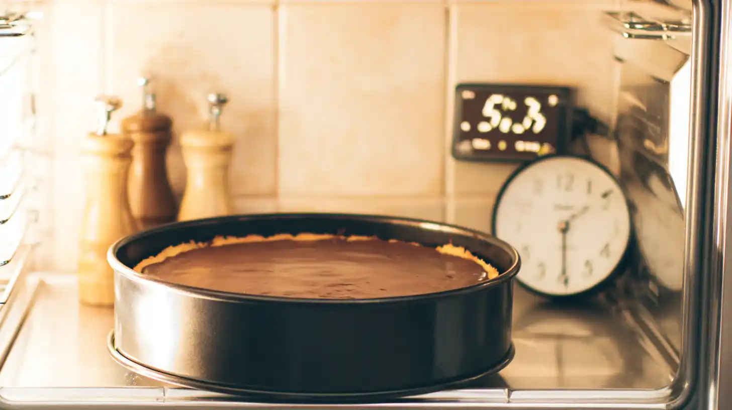baking-caramel-chocolate-coffee-cheesecake-luxury-dessert Baking caramel chocolate coffee cheesecake with thick crust and velvety top for homemade caramel cheesecake recipe