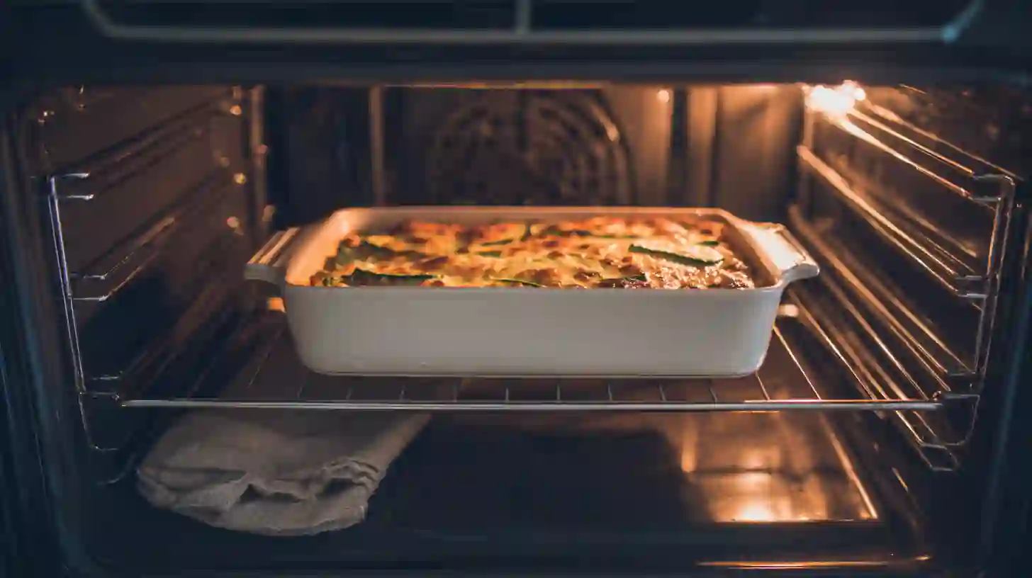 baking-zucchini-cheese-casserole baking low carb cheesy zucchini casserole for family dinner