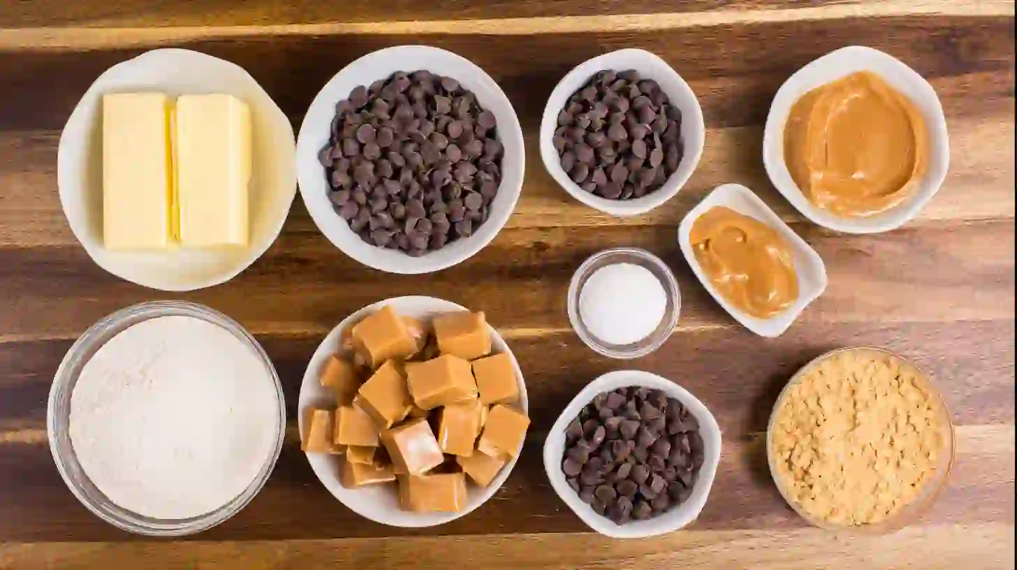 better-than-anything-bars-ingredients Ingredients for Better Than Anything Bars.high protein dessert bars