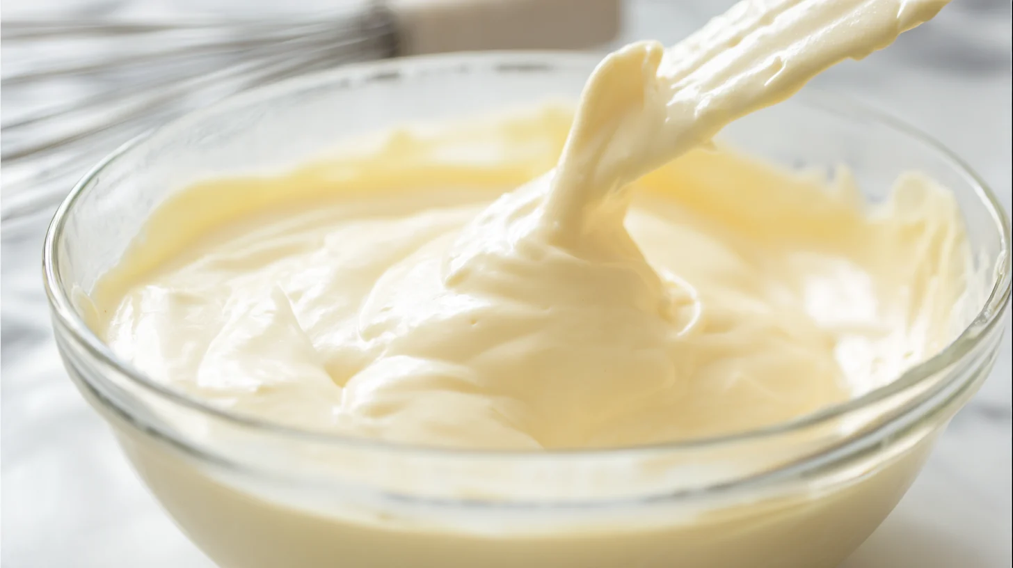 blending-lemonade-pudding-cream-cheese Blending lemonade concentrate with pudding and cream cheese
