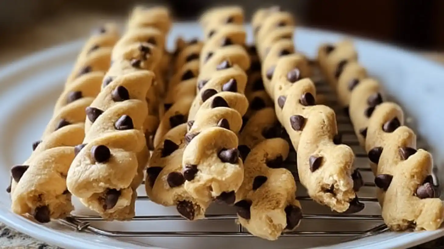 Chocolate Chip Cookie Dough Twists – Sweet, Easy