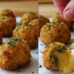 Cooling and garnishing Dill Pickle Cheeseburger Mozzarella Bombs – golden air fryer snacks for easy family meals