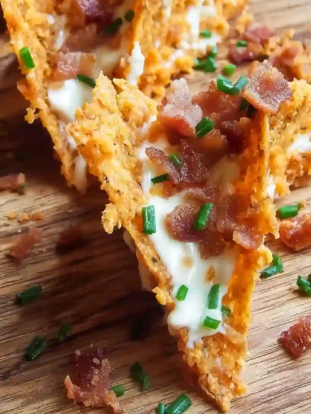 Easy Cream Cheese Bacon Stuffed Doritos