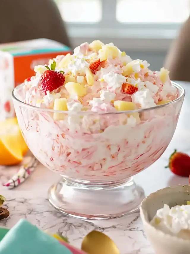 Pink Lemonade Fluff Salad Recipe