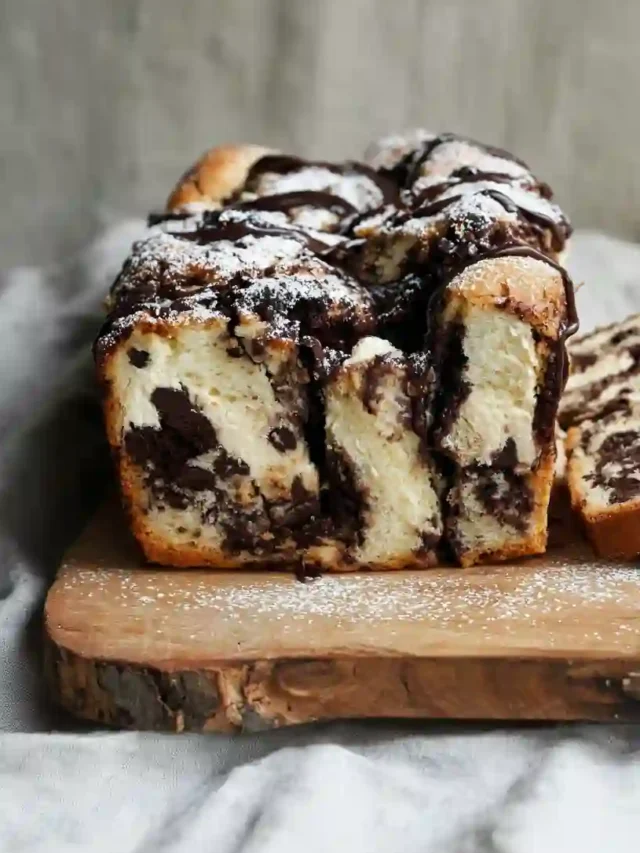 Pull Apart Cookie Dough Cheesecake Loaf Recipe