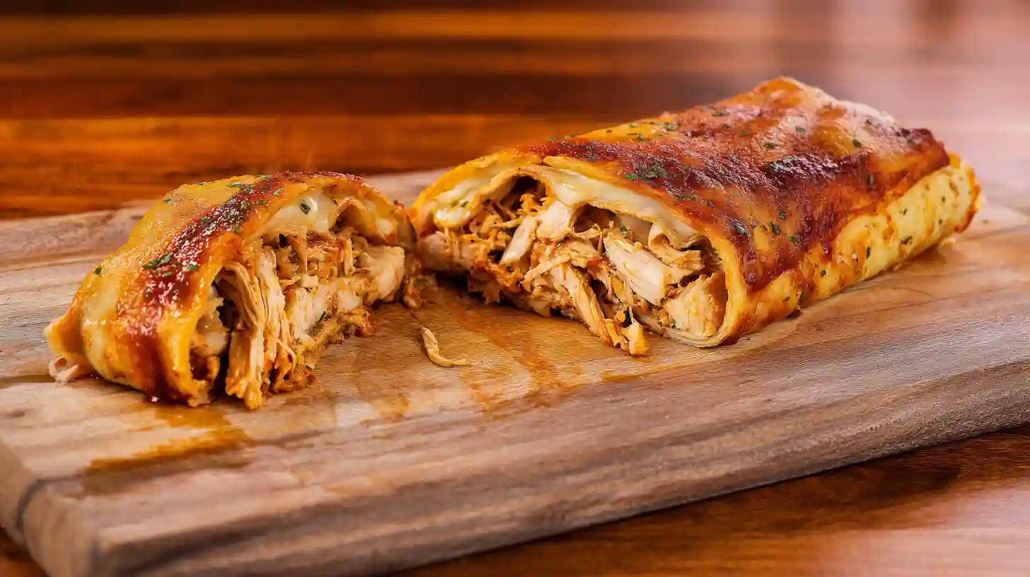 Easy BBQ Chicken Cheese Stromboli That’s Bold, Buttery & Quick