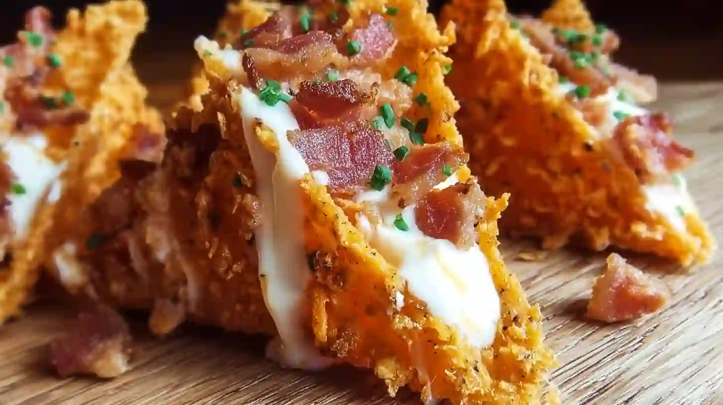Easy Cream Cheese Bacon Stuffed Doritos – Crispy, Cheesy