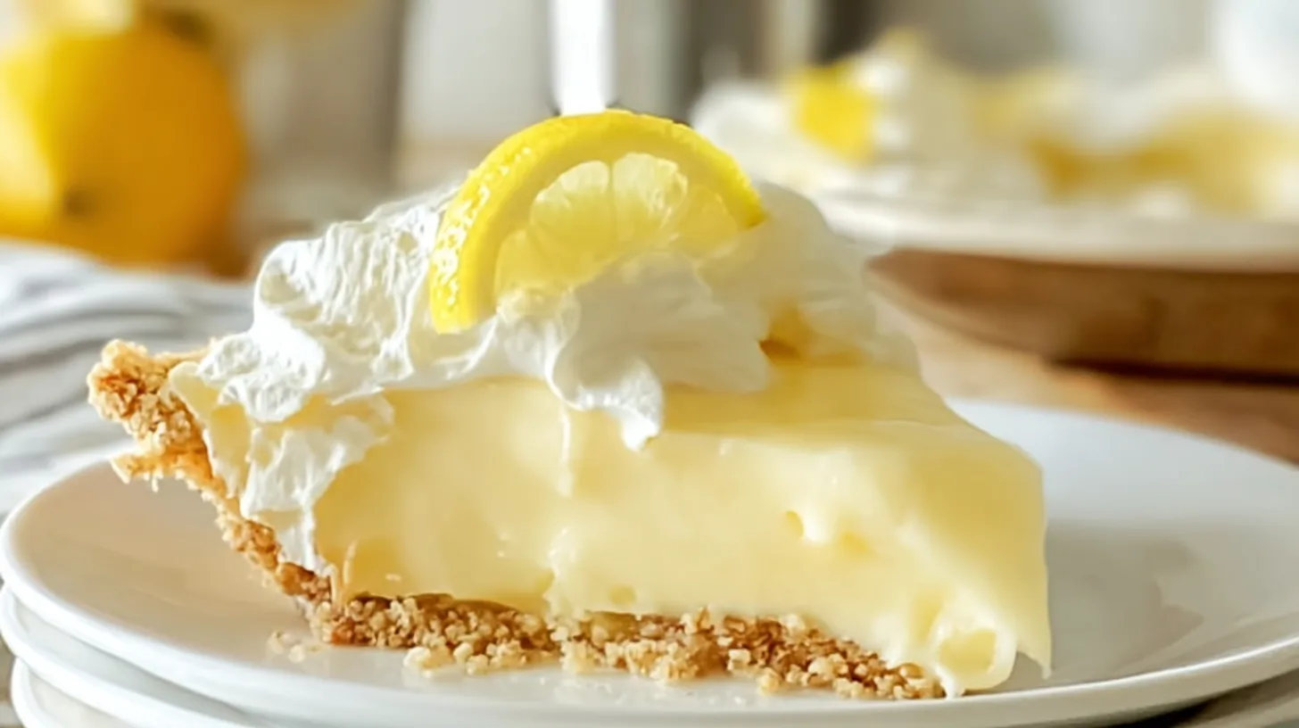 Easy Cream Cheese Lemonade Pie for Cool Summer Days