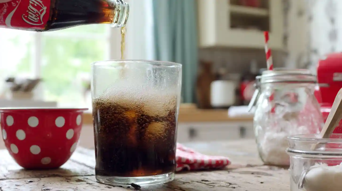 flatten-coke-cherry-coke-ice-cream Flatten Coca-Cola for Cherry Coke Ice Cream recipe – easy soda ice cream base