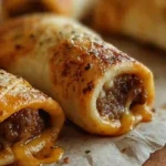 Garlic Butter Beef Rollups fresh from oven